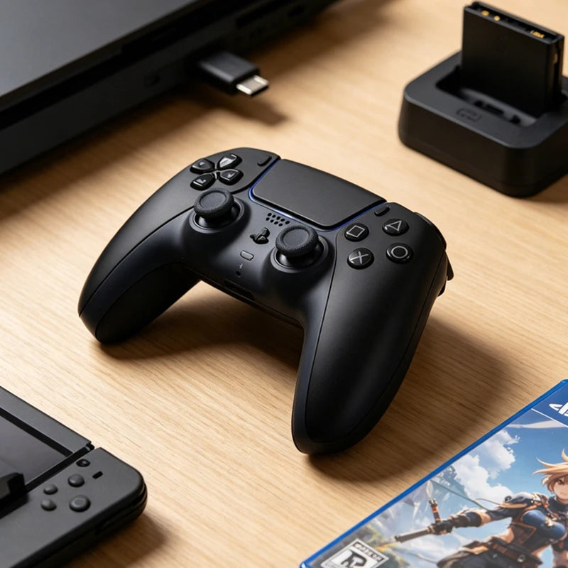 【New】Sony PS5 Controller DualSense Wireless Gamepad for PlayStation 5 Console Gaming Joystick