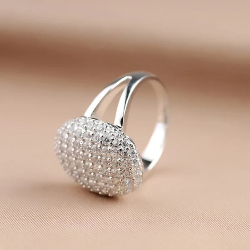 Great Sale S925 Sterling Silver Set With Diamond Twilight Breaking Dawn Bella Engagement Wedding Ring Fashion Jewelry Gift