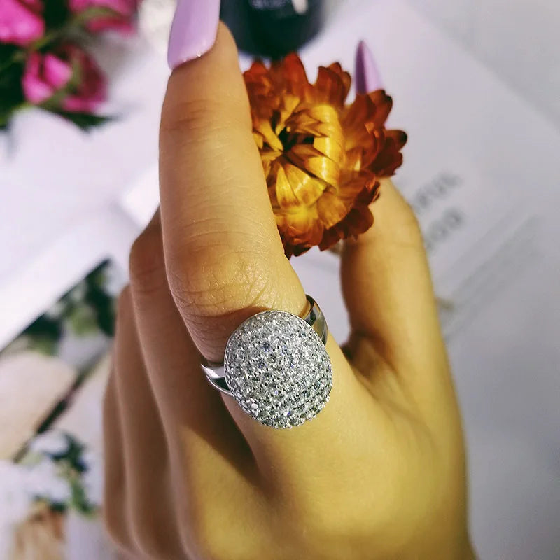 Great Sale S925 Sterling Silver Set With Diamond Twilight Breaking Dawn Bella Engagement Wedding Ring Fashion Jewelry Gift