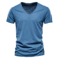 100% Cotton Men T-shirt Casual Soft Fitness Summer Thin T-shirts Men's Home Clothes O-Neck Short Sleeve Soild T Shirt for Men